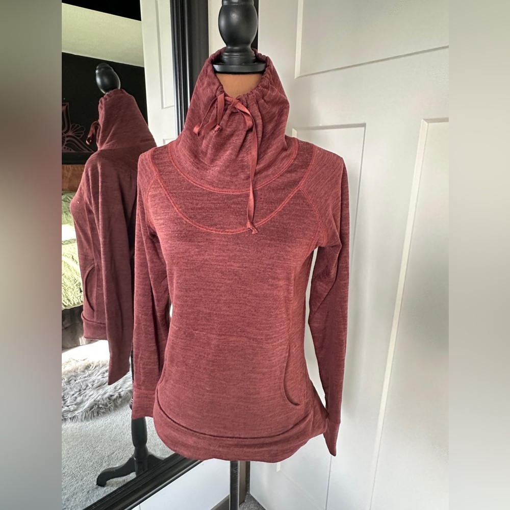KÜHL Women’s Pullover Hoodie Cowl Neck Thumbholes Size Small -C